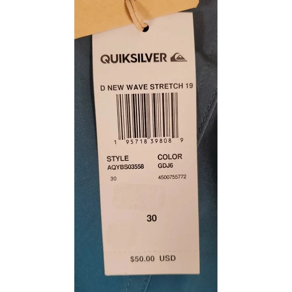 Quiksilver Men's Boardshorts Size 30 Ombre Yellow Blue Quick Drying NEW